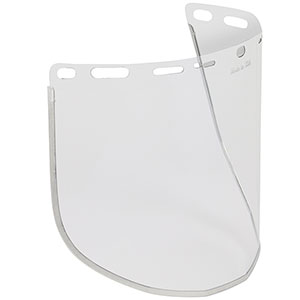 Rimmed Impact Visors - Clear